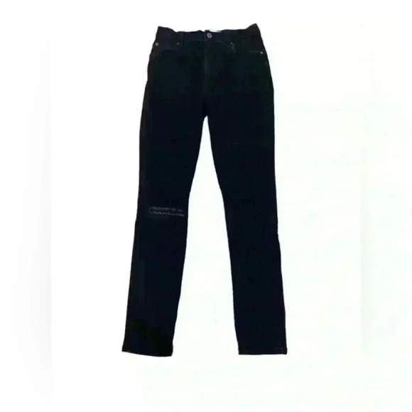 Reformation Black “high and‎ skinny” Jean in faded black destroyed Size 27 - Picture 4 of 16